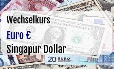 Singapur Dollar In Euro